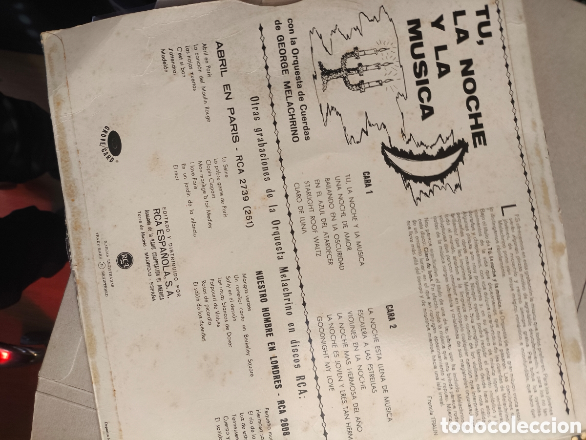 Discos de vinilo: Melachrunp.loye.Mn116 - Foto 2