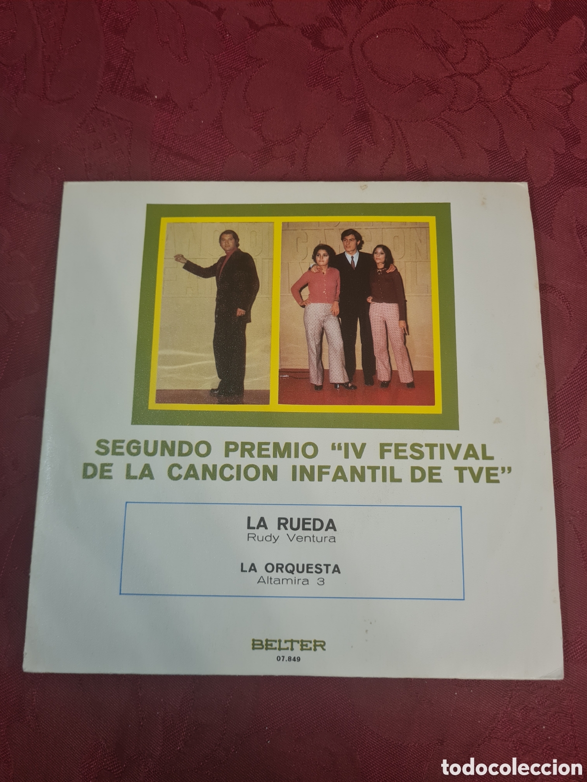 Discos de vinilo: SEGUNDO PREMIO IV FESTIVAL DE LA CANCI&Oacute;N INFANTIL DE TVE