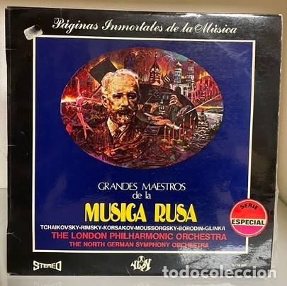 Discos de vinilo: LP - GRANDES MAESTROS DE LA MUSICA RUSA - THE LONDON PHILARMONIC ORCHESTRA