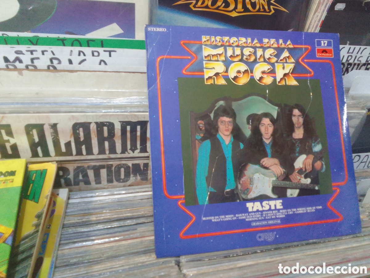 Discos de vinilo: Taste,Rory Gallagher, historia m&uacute;sica rock 17