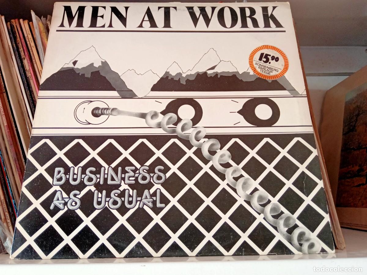 Discos de vinil: Men At Work &ndash; Business As Usual - LP Europe 1981