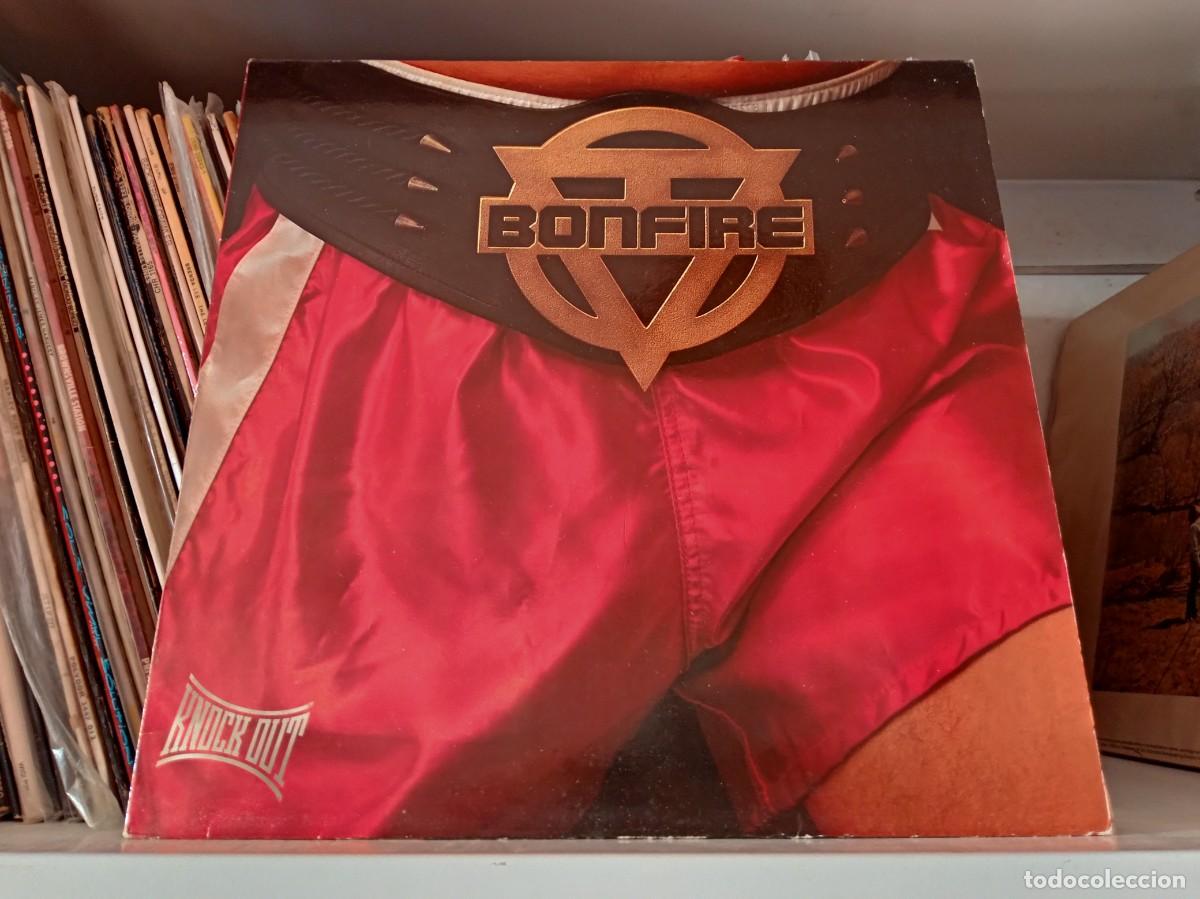 Discos de vinilo: Bonfire &ndash; Knock Out - LP Europe 1991 - Foto 1