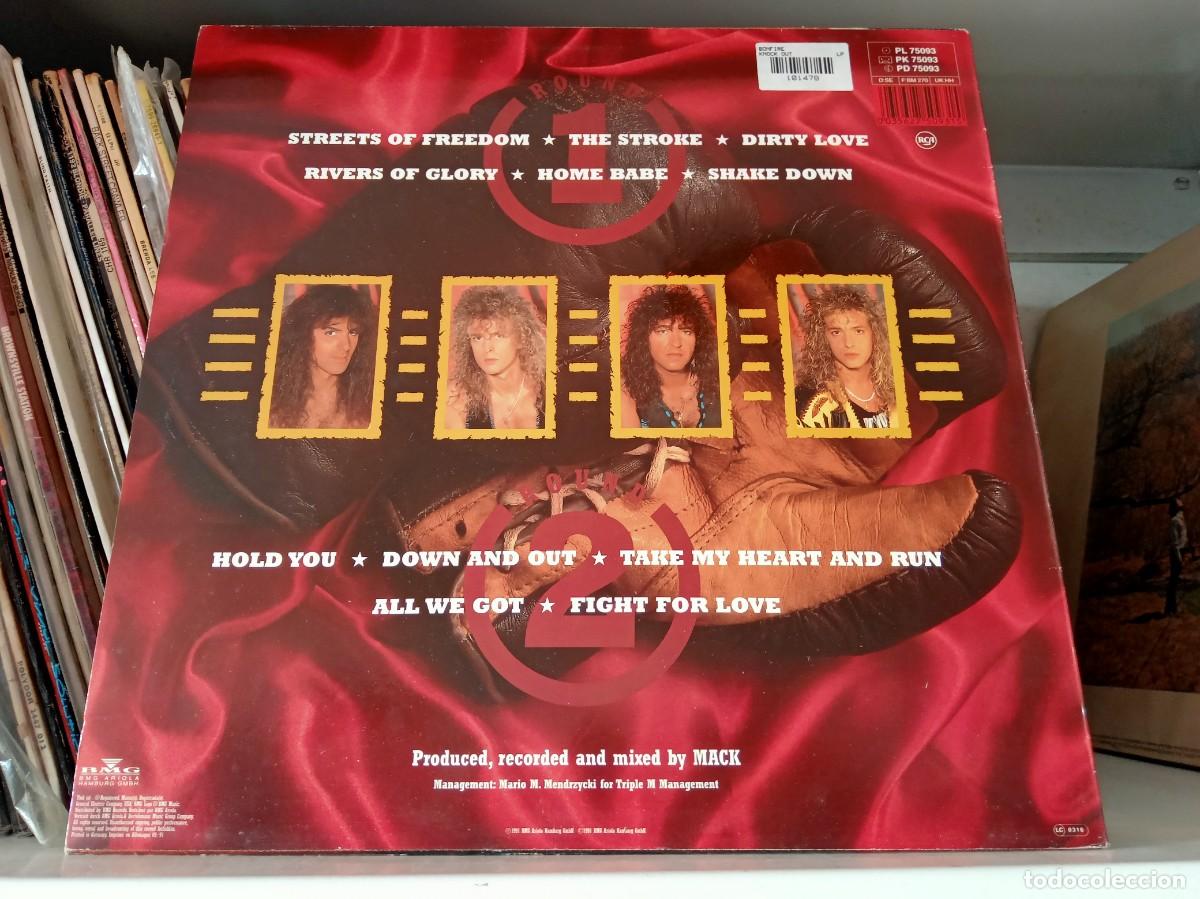 Discos de vinilo: Bonfire &ndash; Knock Out - LP Europe 1991 - Foto 2