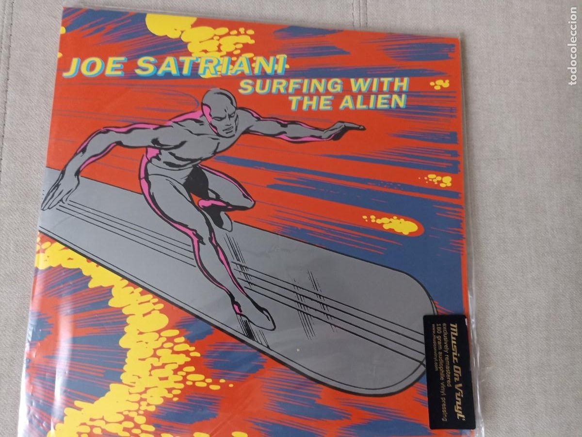 Vinyl records: Joe Satriani. Surfing With The Alien. LP. Reissue 2010