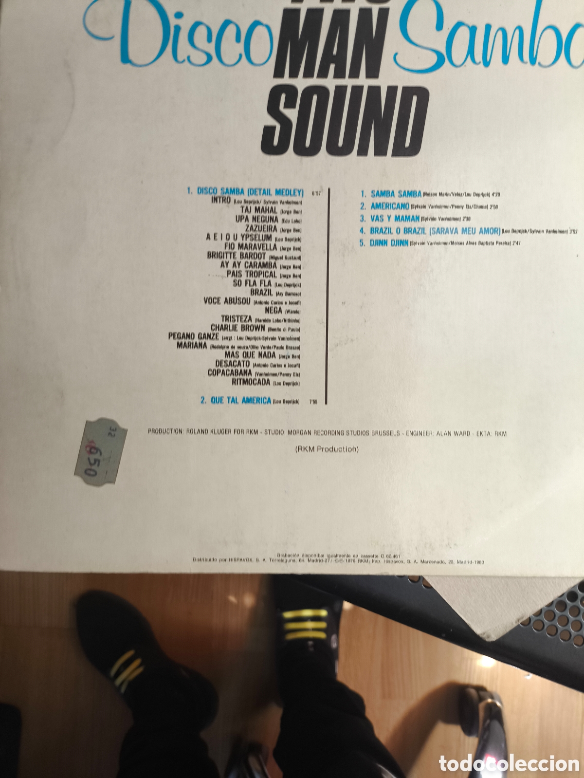 Discos de vinilo: Twomansound disco samba.lotw T n159 - Foto 2