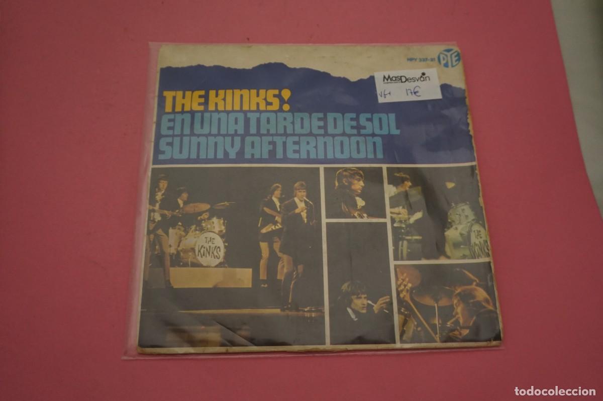 Discos de vinilo: SINGLE - THE KINKS! - EN UNA TARDE DE SOL SUNNY AFTERNOON - DISCO EN BUEN ESTADO