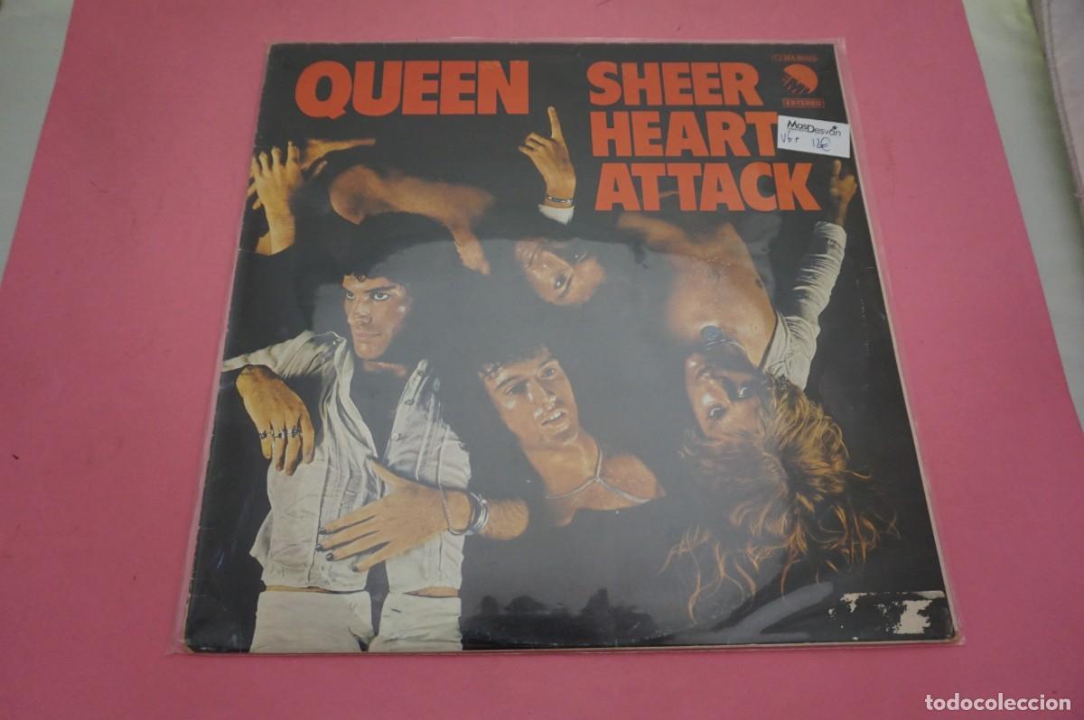 Discos de vinilo: LP - QUEEN - SHEER HEART ATTACK - DISCO EN BUEN ESTADO