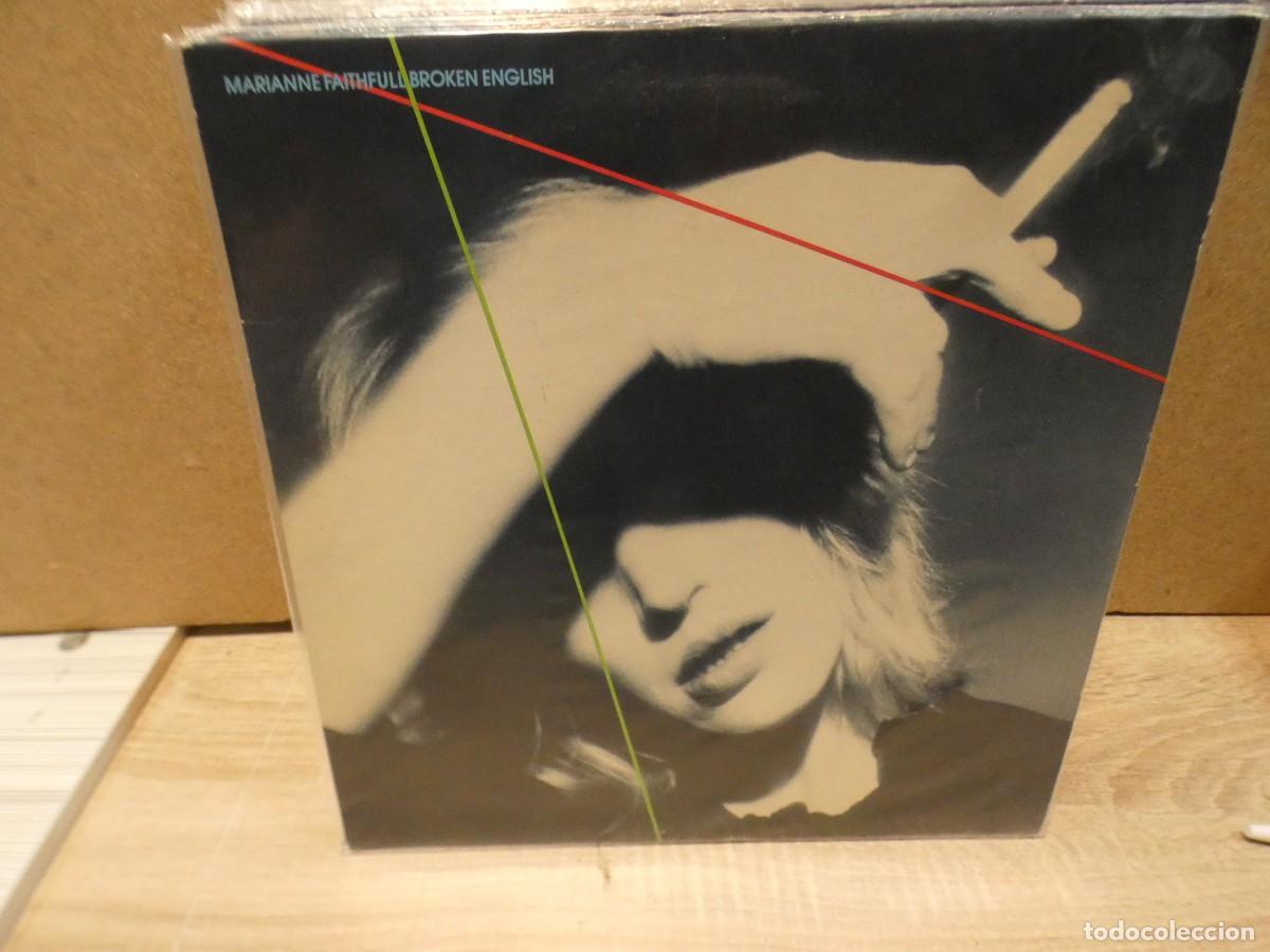 Disques de vinyle: ARKANSAS1980 LOTT696 VINILO BUEN ESTADO MARIANNE FAITHFULL BROKEN EN GLISH