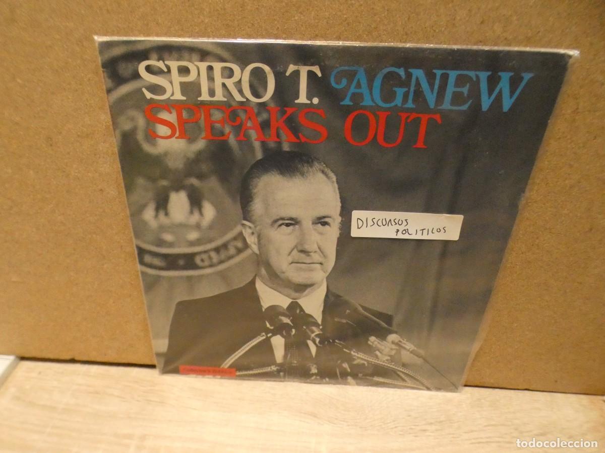 Disques de vinyle: ARKANSAS1980 LOTT696 VINILO BUEN ESTADO SPIRO T. AGNEW DISCURSOS POLITICOS