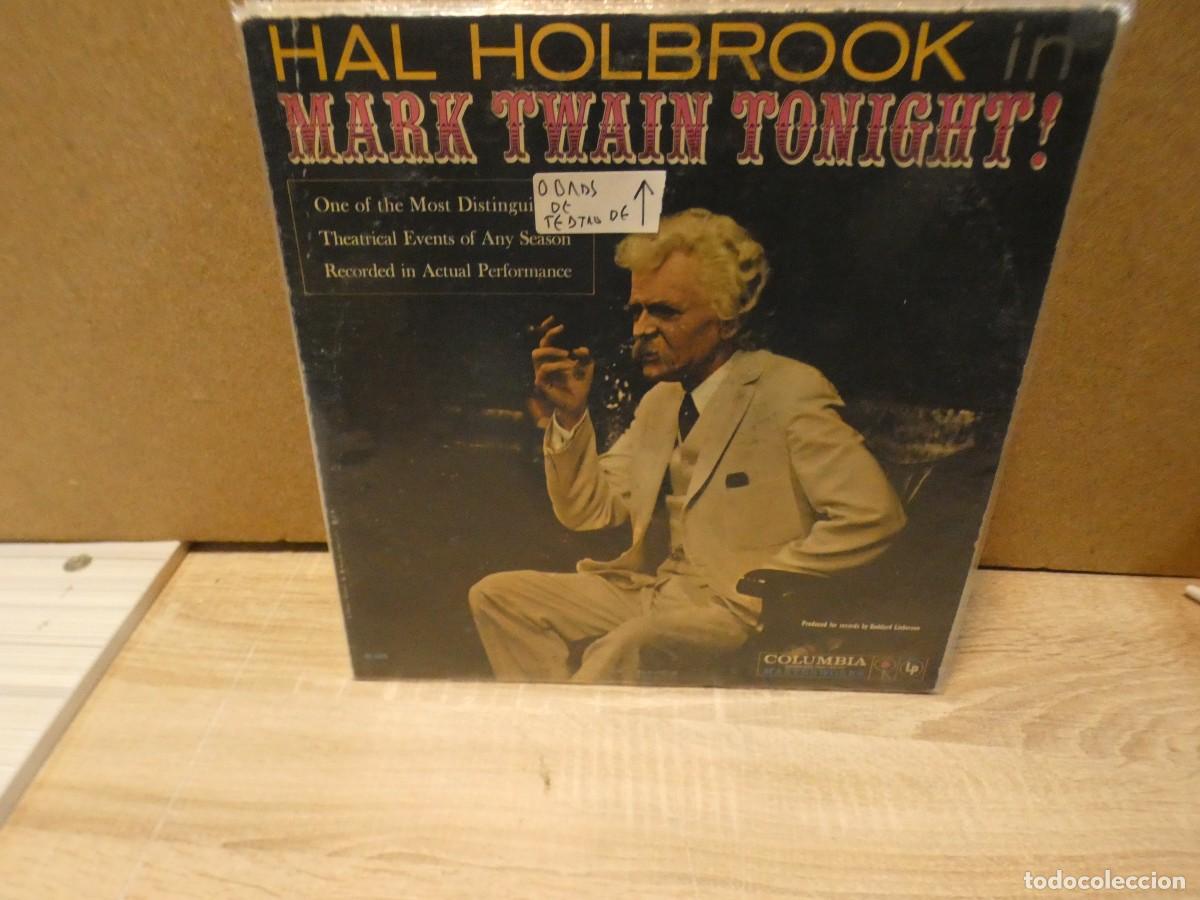 Disques de vinyle: ARKANSAS1980 LOTT696 VINILO BUEN ESTADO HAL HOLBROOK OBRAS DE TEATRO DE MARK TWAIN TONIGHT