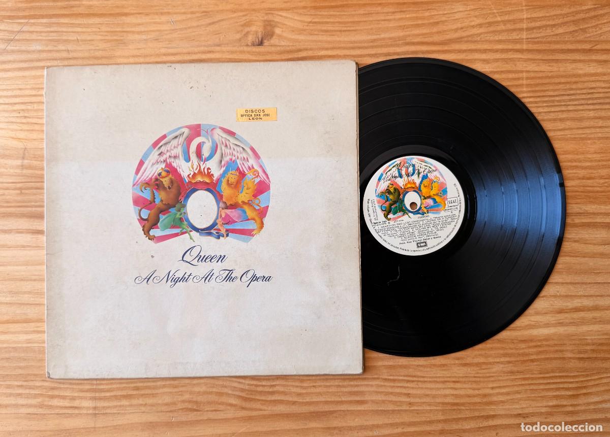 Vinyl records: Queen &lrm;&ndash; A Night At The Opera. Spain 1976