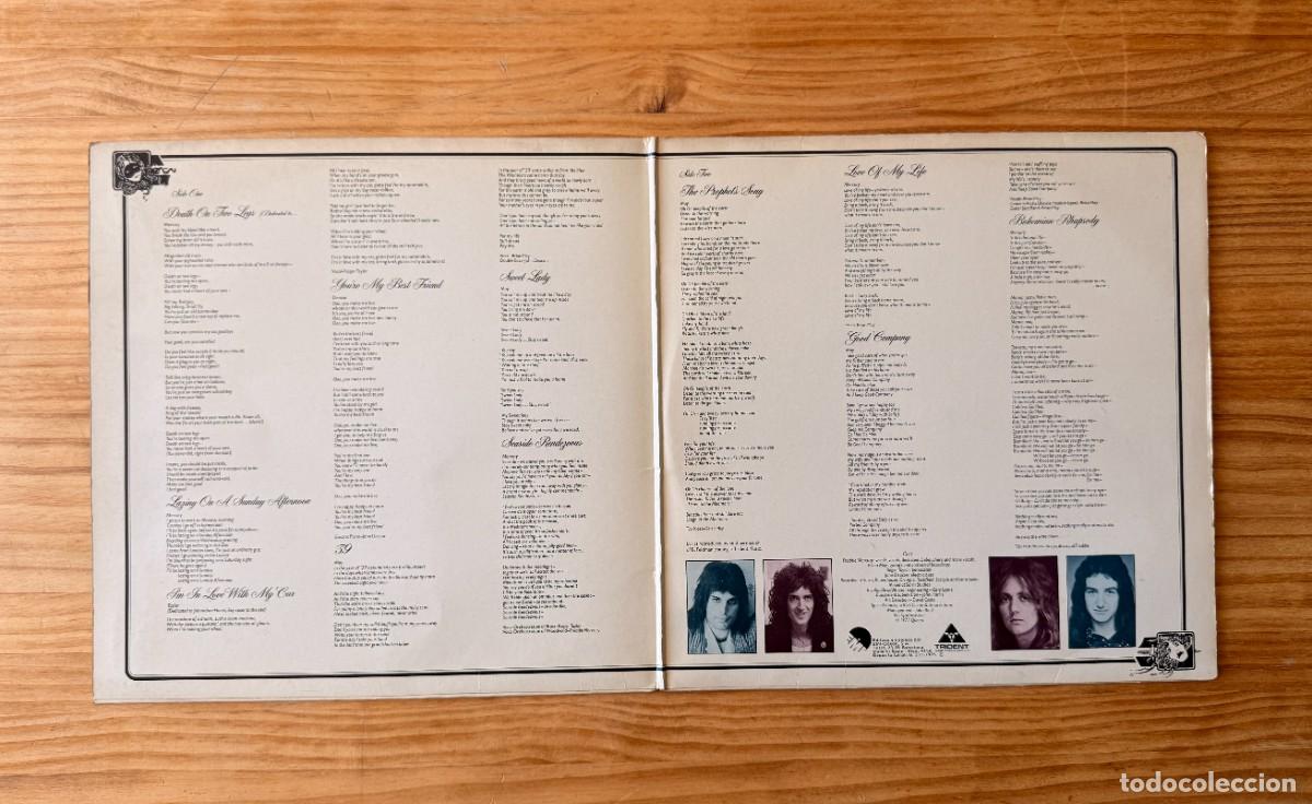 Discos de vinilo: Queen &lrm;&ndash; A Night At The Opera. Spain 1976 - Foto 3
