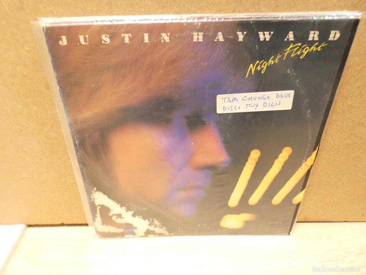 Discos de vinilo: ARKANSAS1980 LOTT696 VINILO BUEN ESTADO JUSTIN HAYWARD TAPA CHUNGA AGUA DISCO MUY BIEN