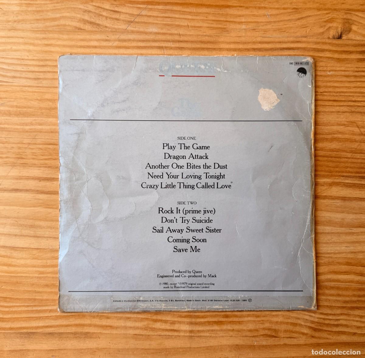 Discos de vinilo: Queen &lrm;&ndash; The Game. Spain 1980 - Foto 2