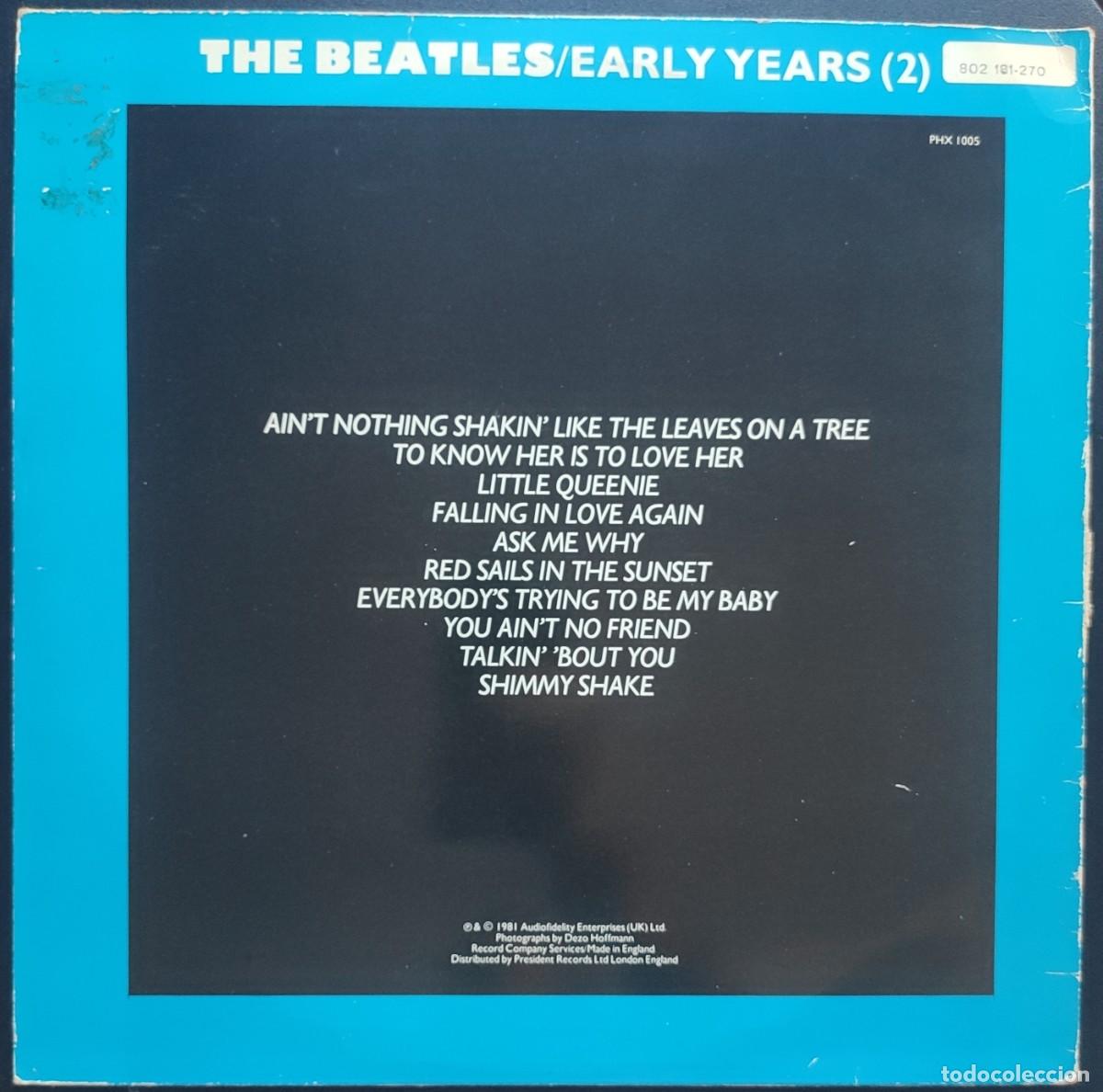 Discos de vinilo: The Beatles LP - Early Years (II) - 1981 - UK - Foto 2