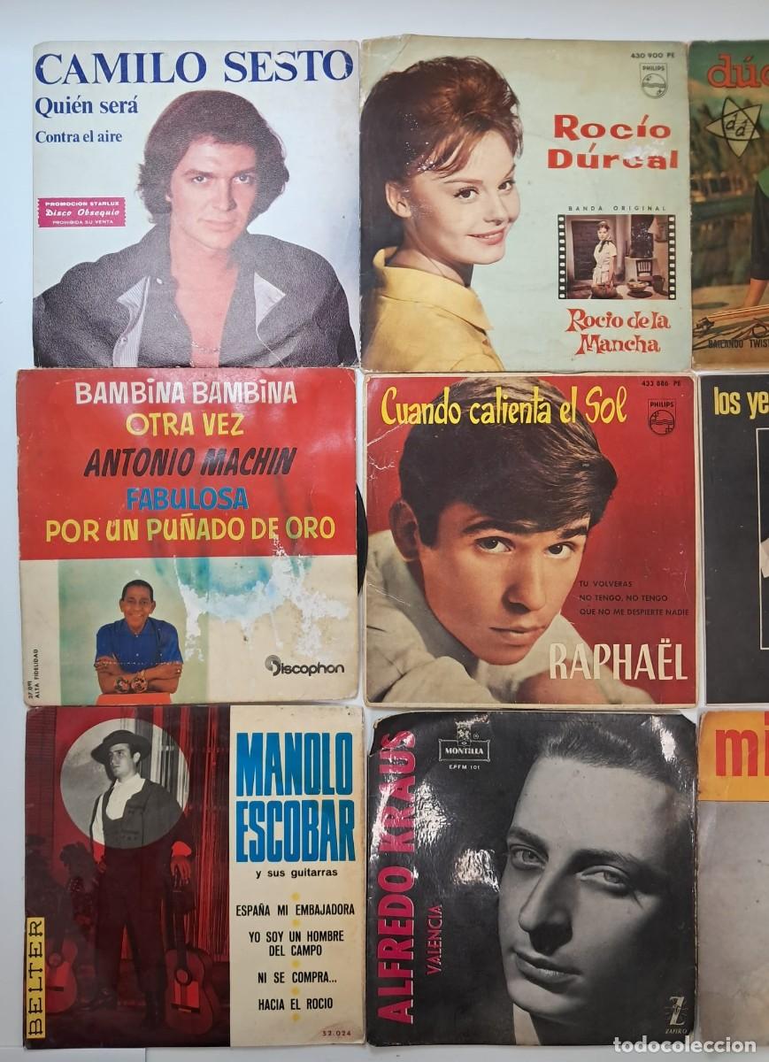 Discos de vinilo: Lote 30 Vinilos + 2 Flexidiscos Vintage (A&ntilde;os 50-80) - Variados, Publicidad Bodegas y Rarezas