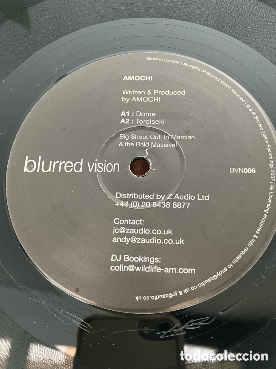 Discos de vinilo: Amochi - Dome / Toroiseki 12 Vinilo - Foto 2