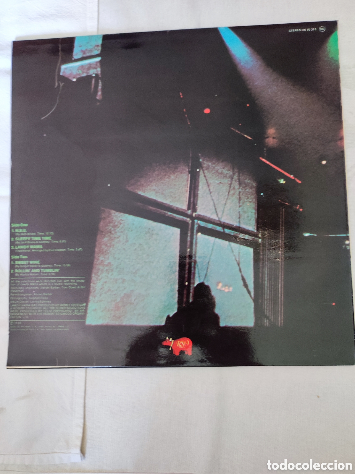 Discos de vinilo: CREAM - LIVE CREAM (1980) - Foto 2