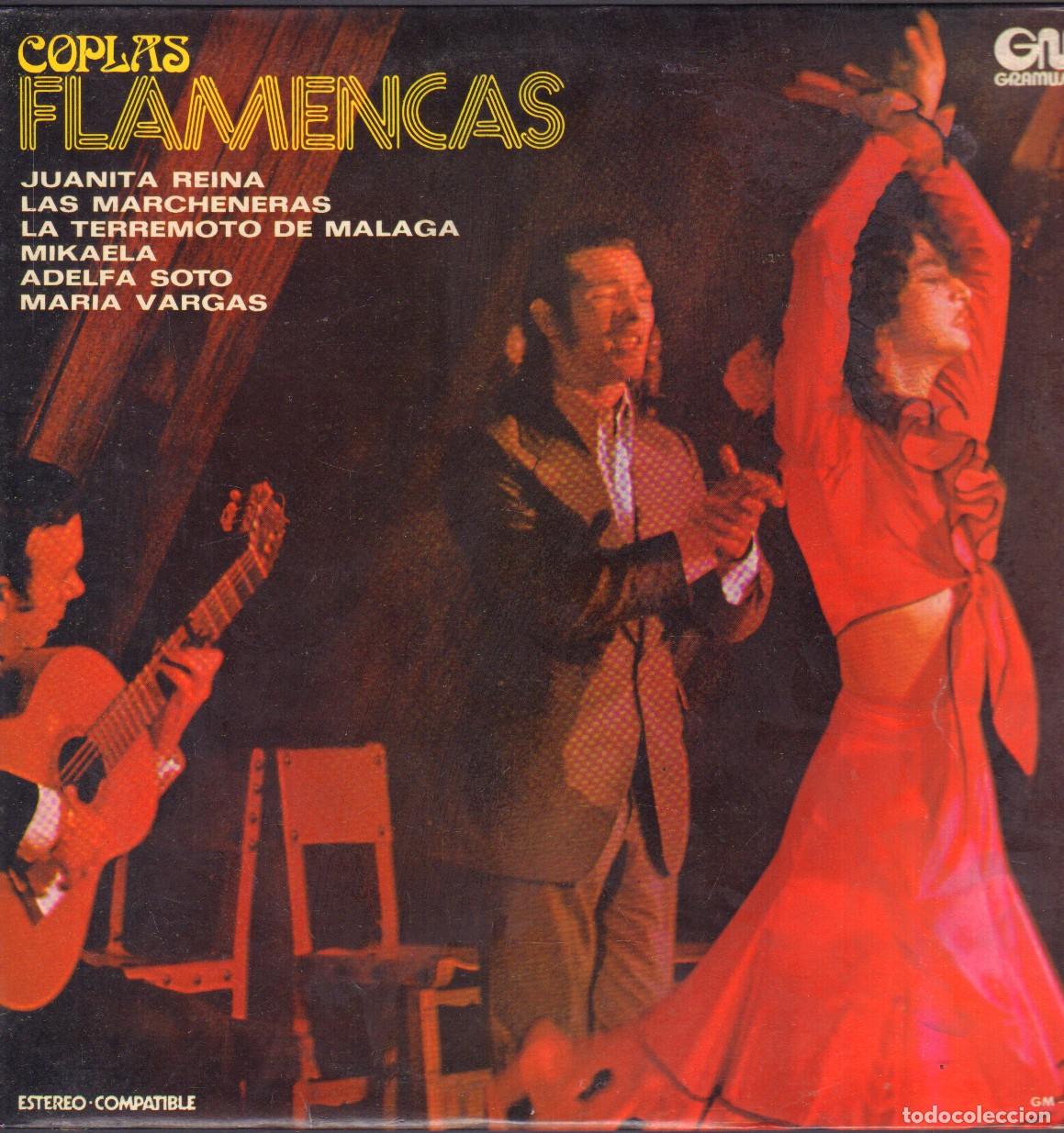 Discos de vinilo: COPLAS FLAMENCAS - JUANITA REINA, LAS MARCHENERAS, ADELFA SOTO.../ LP GM 1972 RF-26128