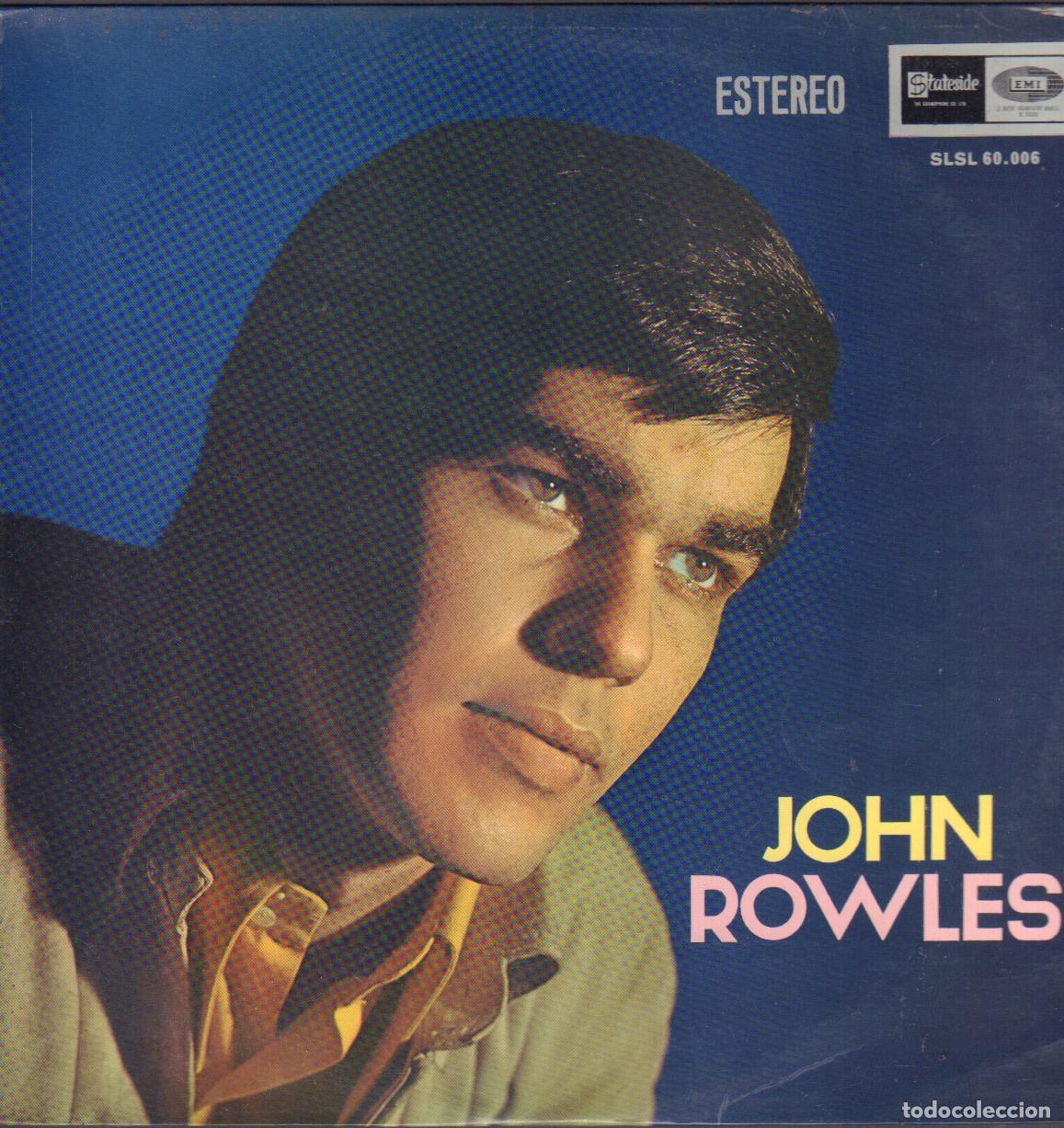 Discos de vinilo: JOHN ROWLES - HONEY, LONELY STREET, ONLY YOU, DOMINO, DO IT.../ LP EMI 1968 RF-26135