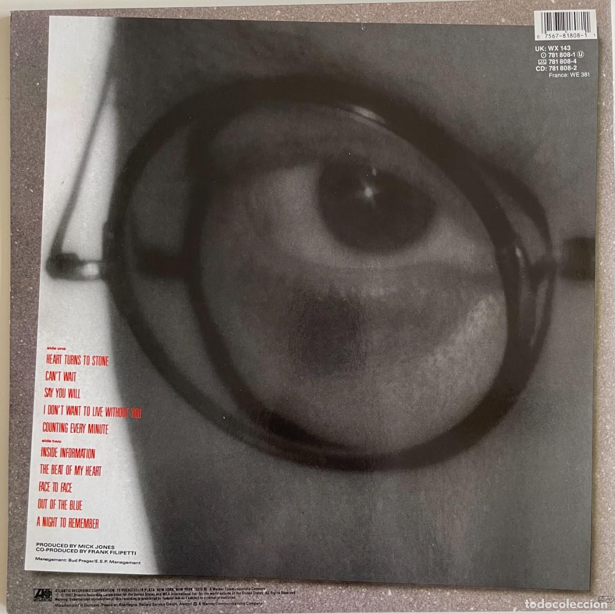 Discos de vinilo: Foreigner &ndash; Inside Information - Foto 3