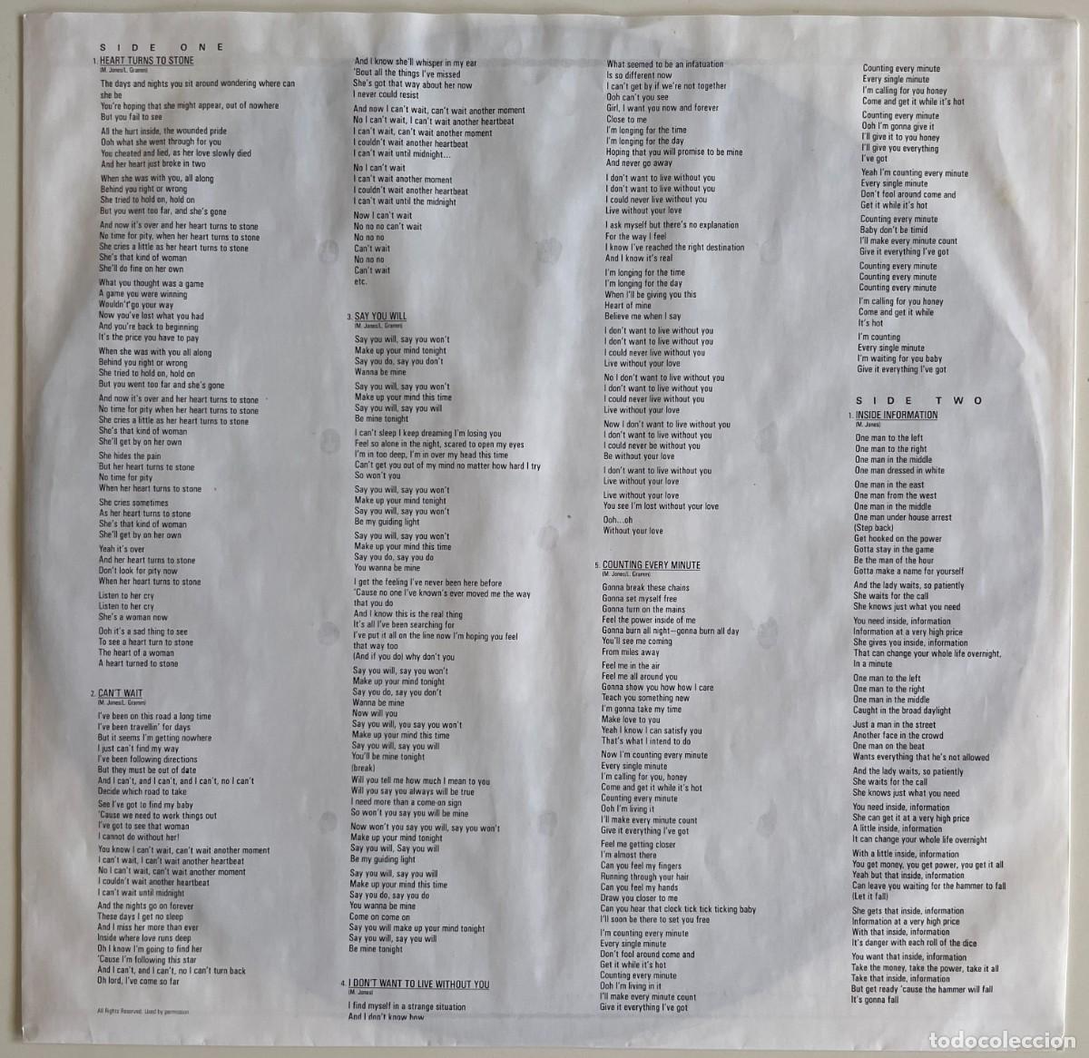 Discos de vinilo: Foreigner &ndash; Inside Information - Foto 4