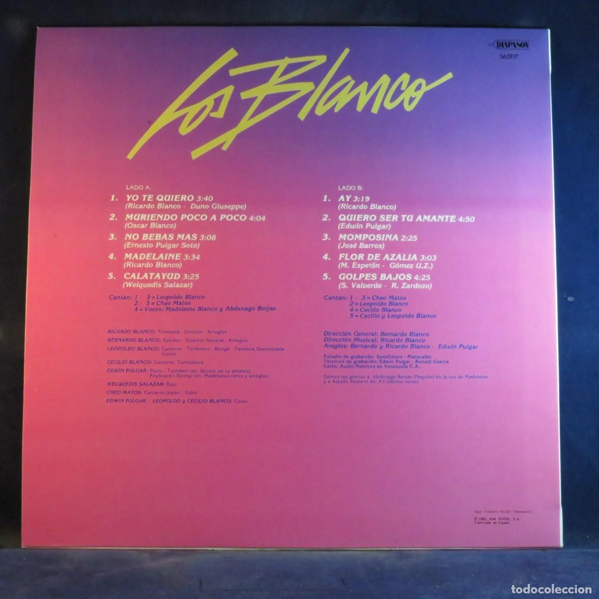 Discos de vinilo: LOS BLANCO &ndash; PUUURO SABOR - LP - Foto 2