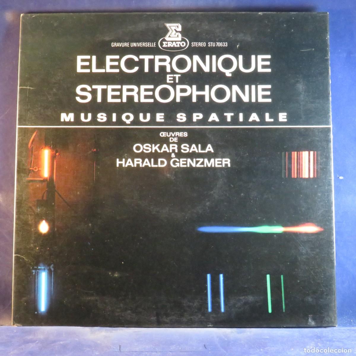Discos de vinilo: OSKAR SALA / HARALD GENZMER &ndash; &Eacute;LECTRONIQUE ET ST&Eacute;R&Eacute;OPHONIE (MUSIQUE SPATIALE) - LP