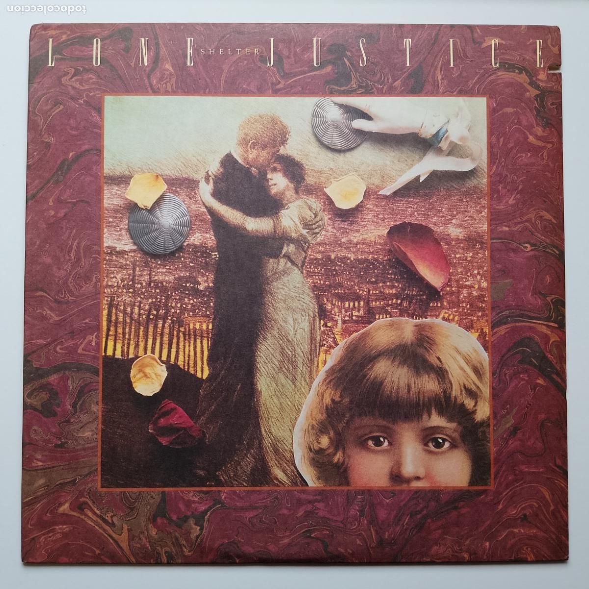 Discos de vinilo: Lone Justice-Shelter (LP Geffen 1986)Beat Farmers, Dylan, Bryan Maclean, Tom Petty, Robbie Robertson