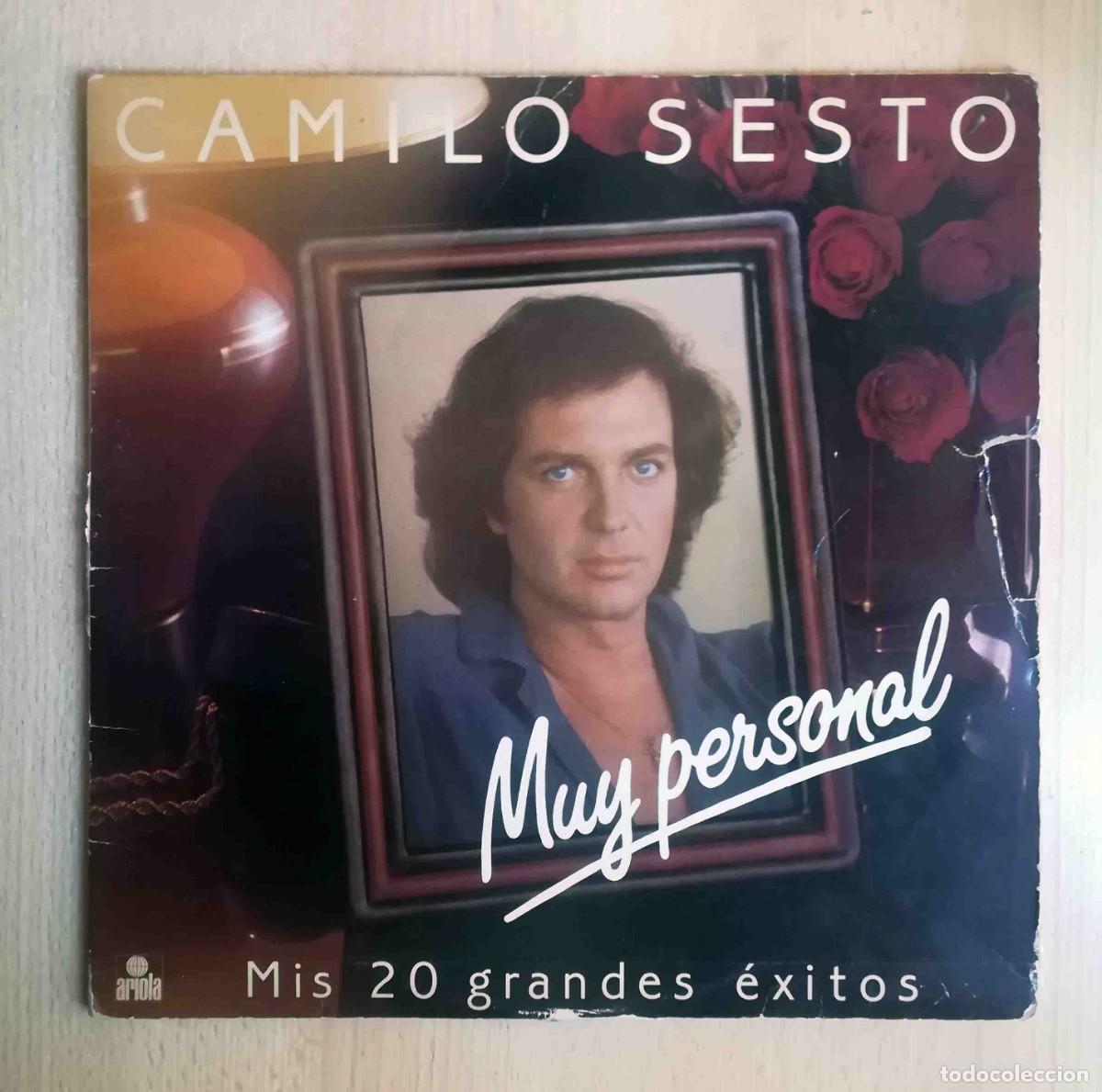 Discos de vinilo: LP Camilo Sesto - Muy personal - Mis 20 grandes &eacute;xitos. Carpeta abierta.