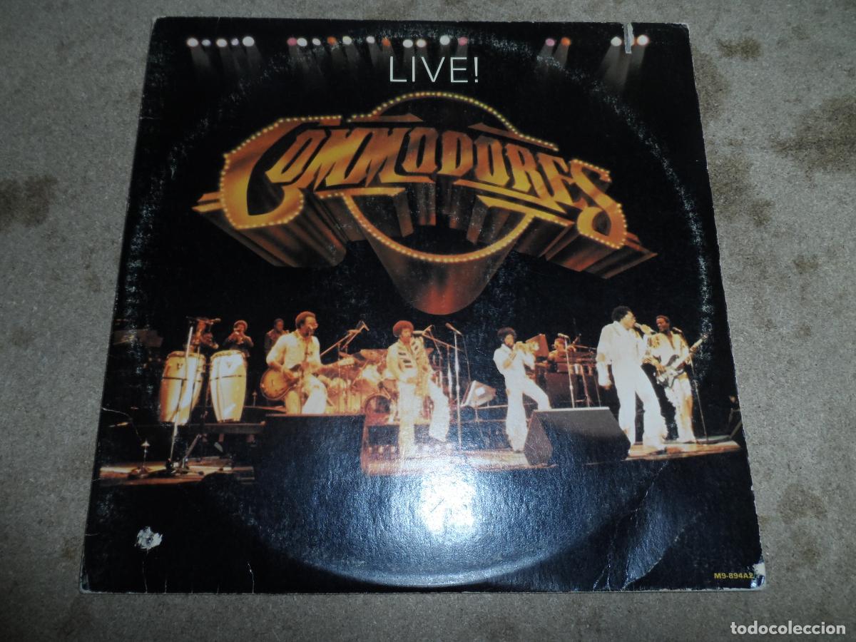 Discos de vinilo: COMMODORES - LIVE! (USA 1977) (2 LPS)
