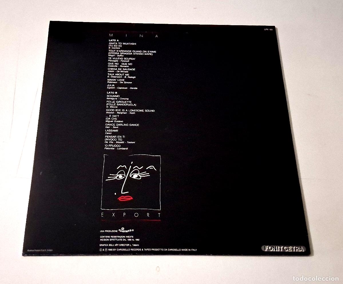 Discos de vinilo: MINA &rdquo;EXPORT VOLUME 2&rdquo; LP VINYL 12&rdquo; VG/MBE VG/MBE - Foto 2