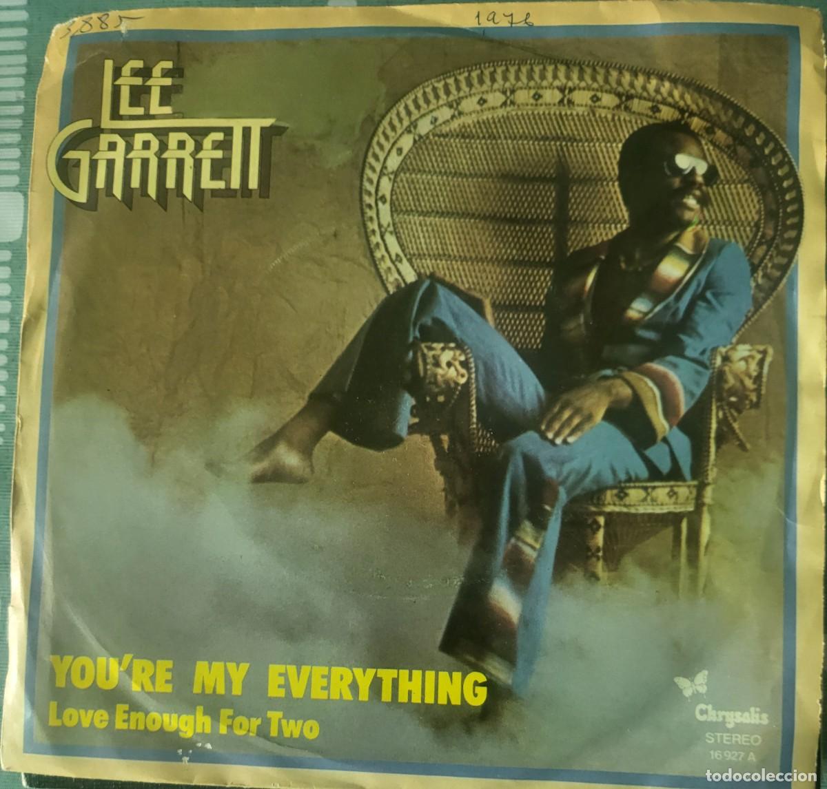 Discos de vinilo: Lee Garrett single sello Chrysalis editado en Espa&ntilde;a a&ntilde;o 1976...