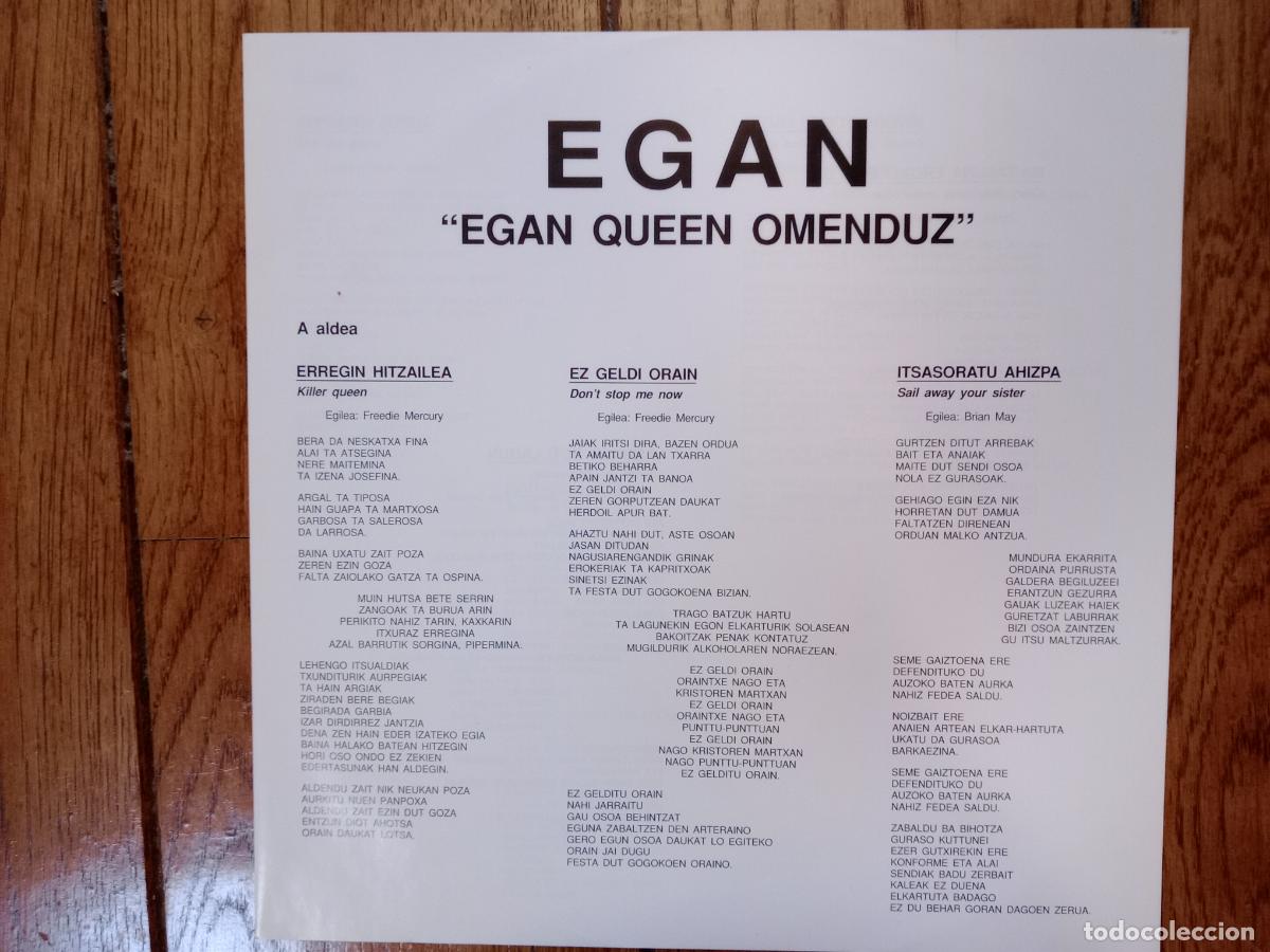 Discos de vinilo: Egan - Queen omenduz - Foto 3