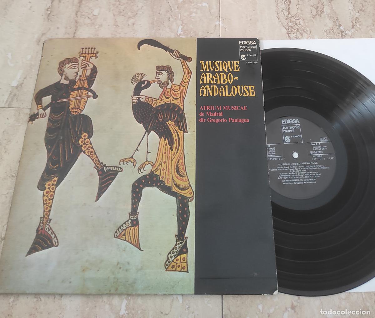 Discos de vinilo: GREGORIO PANIAGUA/ATRIUM MUSICAE -LP- MUSIQUE ARABO-ANDALOUSE-EXCELENTE ESTADO