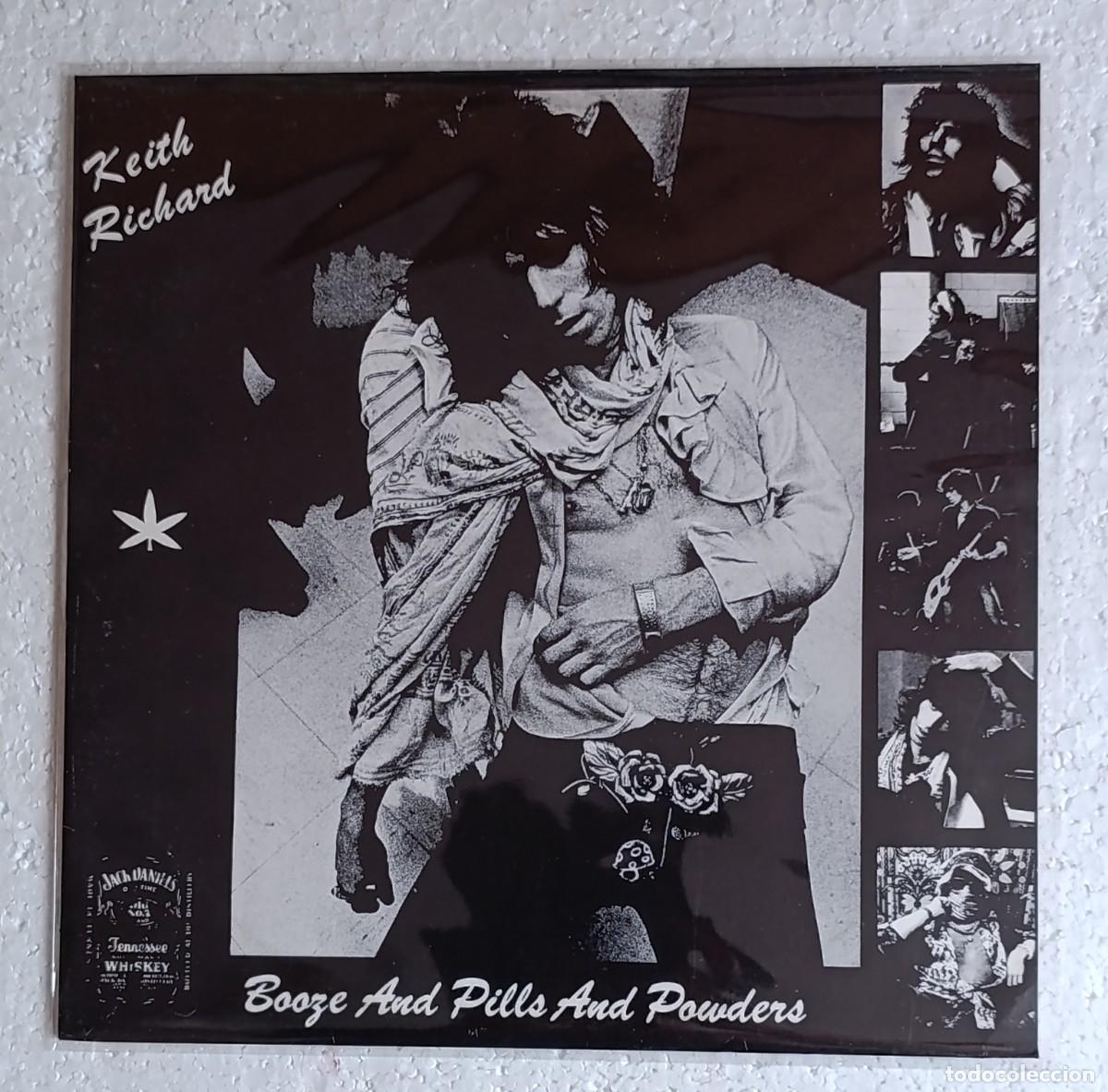 Disques de vinyle: Keith Richard(the Rolling Stones)Booze and pills and powders