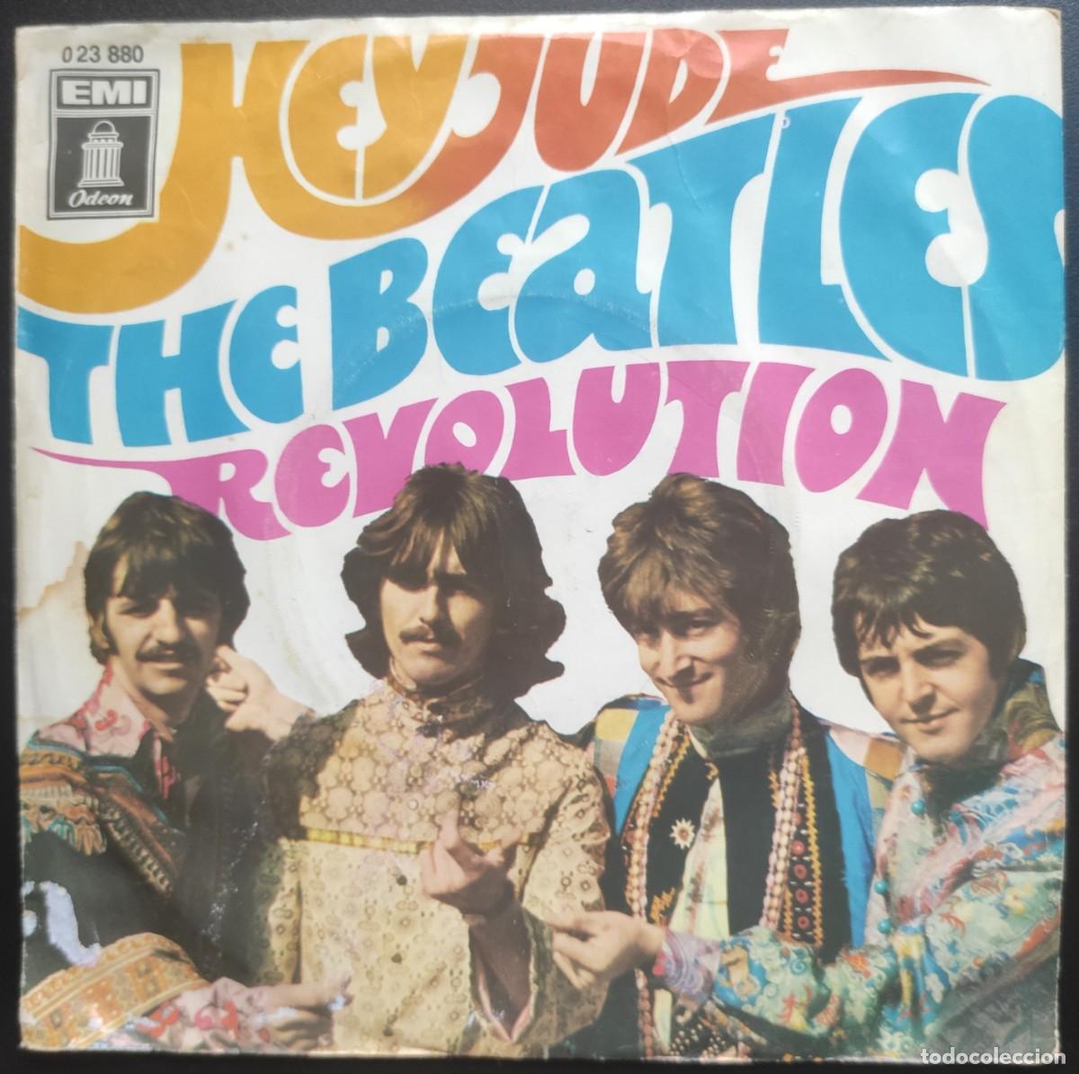 Disques de vinyle: The Beatles Single - Hey Jude/Revolution - Alemania - 1968
