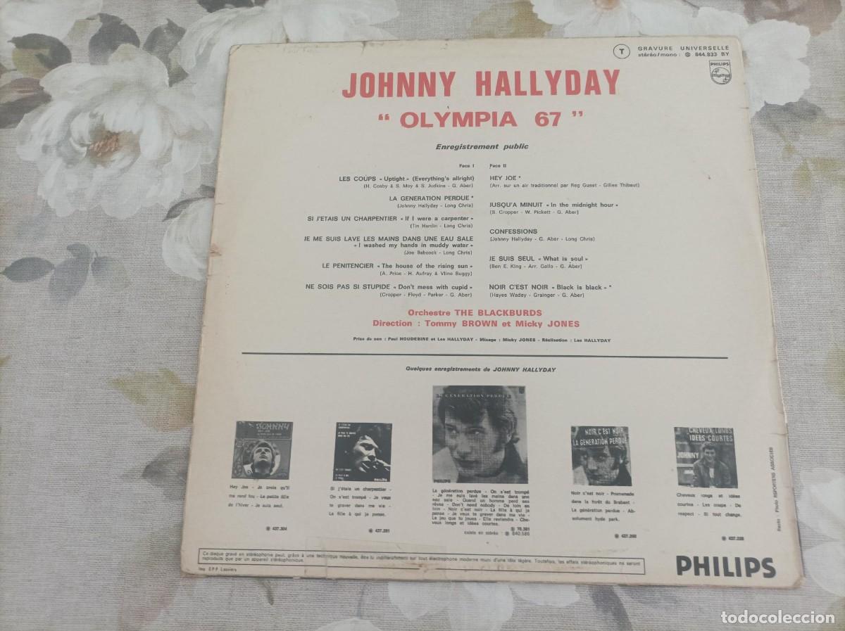 Discos de vinilo: Johnny Hallyday lp Olympia 67 - Foto 2