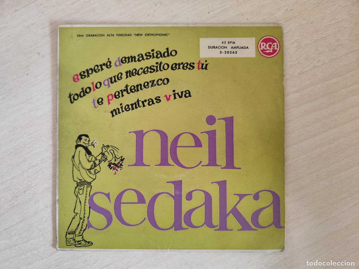 Discos de vinilo: NEIL SEDAKA - ESPERE DEMASIADO +3 EP RCA SPAIN 1959