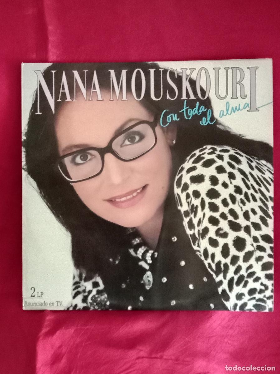Discos de vinilo: Nana Mouskouri - Con Toda el Alma - 2 LP&acute;s - Edit. Polygram Iberica. S.A. 1986