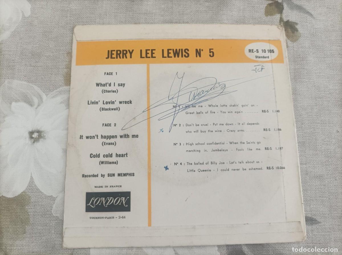 Discos de vinilo: Jerry Lee Lewis ep original - Foto 2