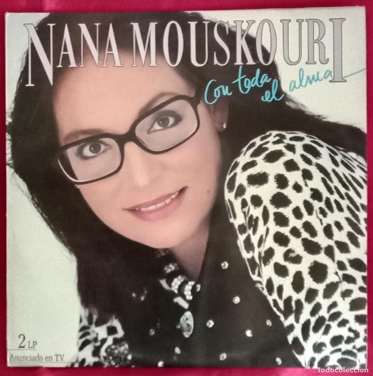 Discos de vinilo: Nana Mouskouri - Con Toda el Alma - 2 LP&acute;s - Edit. Polygram Iberica. S.A. 1986