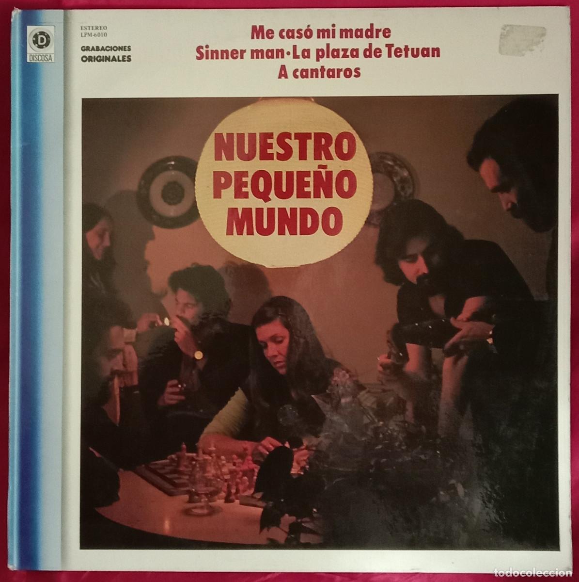 Discos de vinilo: Nuestro Peque&ntilde;o Mundo - Me Cas&oacute; con mi Madre / Sinner Man / A Cantaros... - Edit. Movie Play. 1981