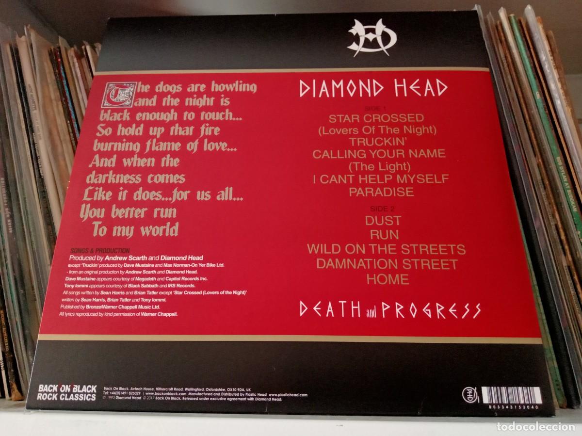 Discos de vinilo: Diamond Head &ndash; Death & Progress - lp Europe 2017 - Foto 2