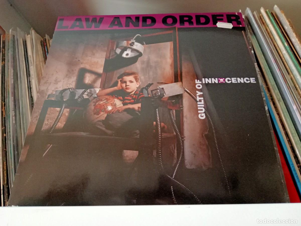 Discos de vinilo: Law And Order &ndash; Guilty Of Innocence - lp Europe 1989