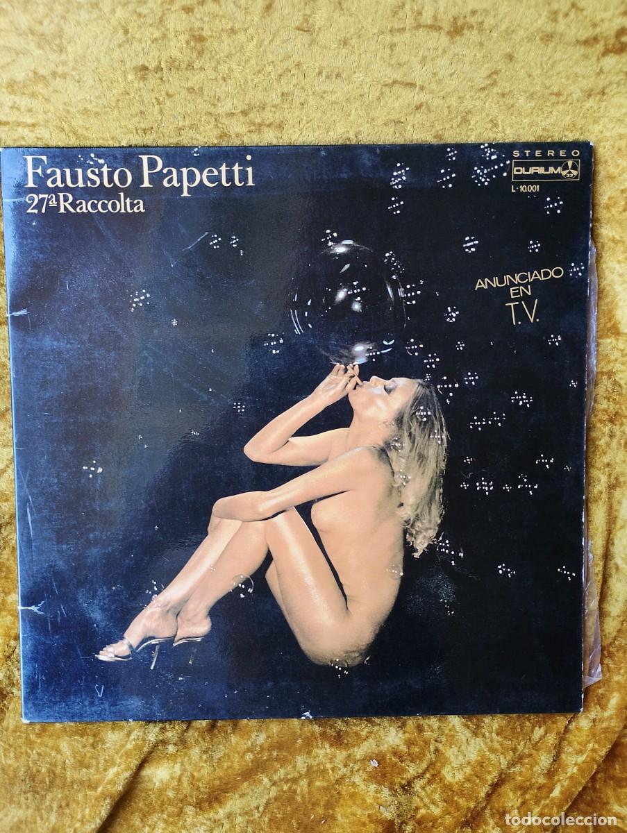 Discos de vinilo: FAUSTO PAPETTI: LP de este saxofonista italiano: m&uacute;sica cargada de sensualidad, testigo de una &eacute;poca
