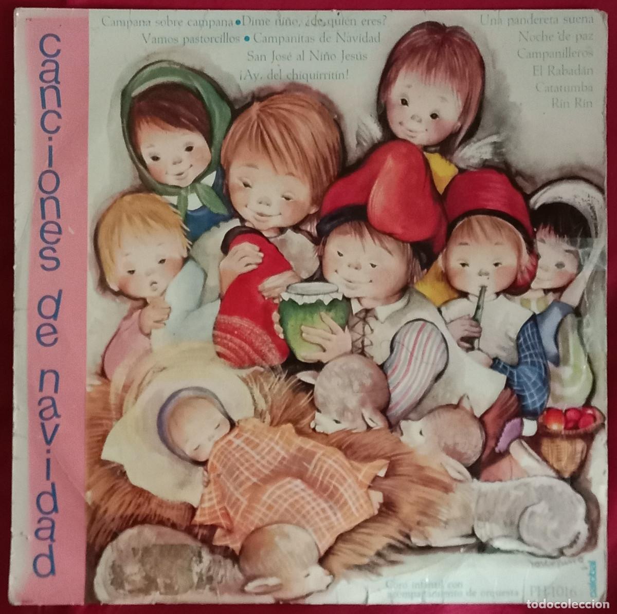 Discos de vinilo: Canciones de Navidad - Campana Sobre Campana / Vamos Pastorcillos... - Edit. Palobal. 1967