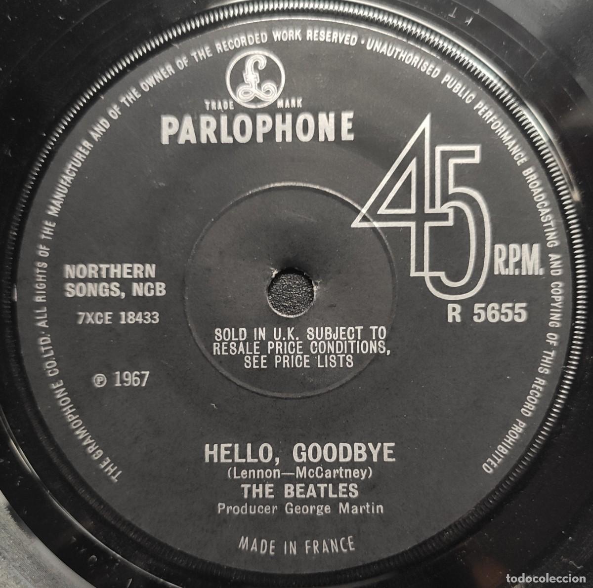 Discos de vinilo: The Beatles Single - I Am the Walrus/Hello Goodbye - 1967 - Espa&ntilde;a