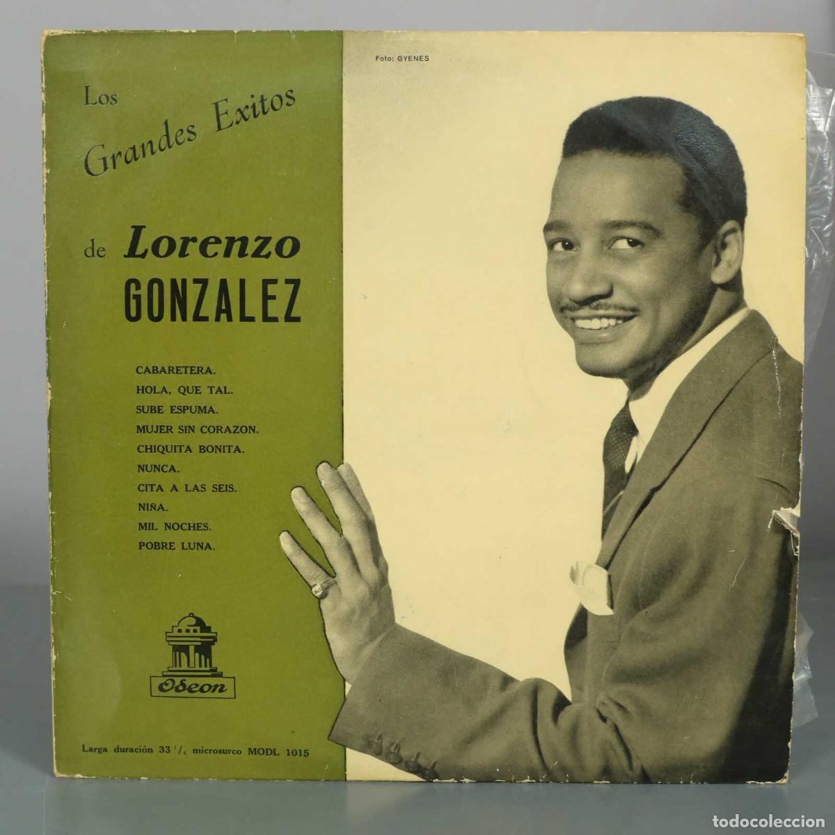 Discos de vinilo: LP. Los Grandes &Eacute;xitos - Lorenzo Gonz&aacute;lez - Odeon - Foto 1
