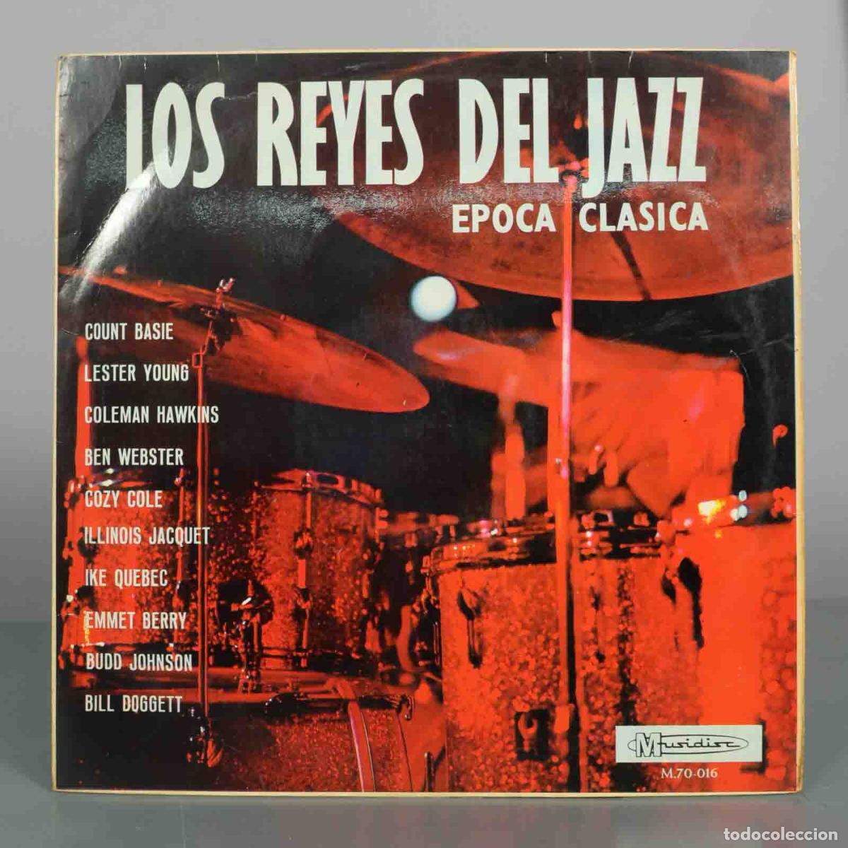 Discos de vinilo: LP. Los Reyes Del Jazz - Epoca Clasica - Count Basie, Lester Young, Coleman Hawkins, Ben Webster, C